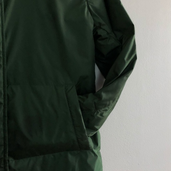 J Crew Green Lightweight puffy Jacket Women men m - Picture 3 of 9